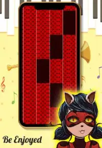 Cat Ladybug Red Piano Tiles Screen Shot 3