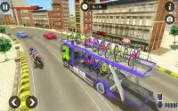 Pengemudi Sepeda Pengemudi Truk Simulator Screen Shot 9