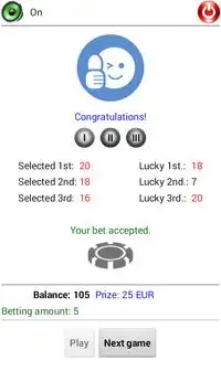 Lotto Game "Loto20" Screen Shot 4