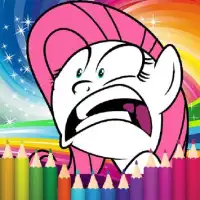 Coloring little pony princess Screen Shot 5