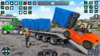 Cargo Truck Forklift Driving Screen Shot 1