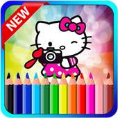 Coloring Book for Hallo Kitty