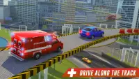 Ambulanza tetto salto: Stunts Impossible Screen Shot 0