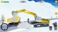 New Excavator 3d Games 2020- Offroad Snow Blower Screen Shot 0