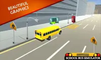 스쿨 버스 시뮬레이터 : 버스 게임 🚌 Screen Shot 3