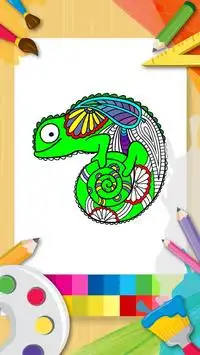 Juego de colorear gratis par Mandala Coloring Book Screen Shot 2