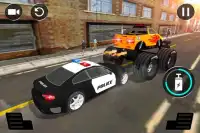 Police Chase Monster Truck in City Screen Shot 11