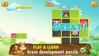 Los tres cerditos - Cerebro Puzzle Juegos Screen Shot 1