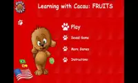 Learn with Cacau: Fruits-Lite Screen Shot 2