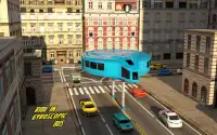 Gyroscopic Elevated Bus Driving: Public Transport Screen Shot 4