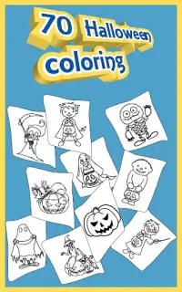 Halloween Coloring Pages Screen Shot 4