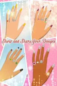 Salon makijażu paznokci - gry mody dla dziewczyn Screen Shot 0