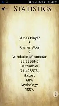 Vinces Latin Certamen Game Screen Shot 3