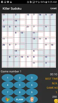 Killer Sudoku KenKen Futoshiki  Kakuro Crossword Screen Shot 1