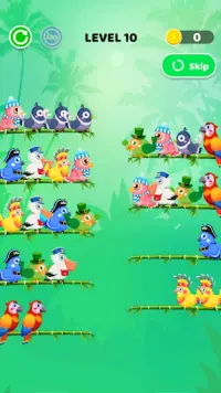 Color Bird Sort - Puzzle Game Screen Shot 2