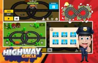 Highway Circle: Try Not To Crash the Car Loop Game Screen Shot 0
