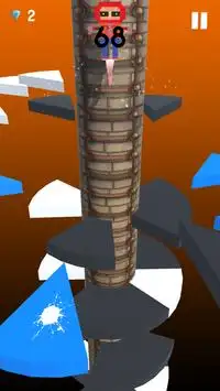 Spiral Man Helix Jump 3D Screen Shot 4