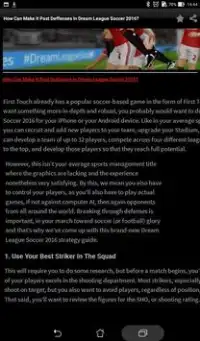 Guide+Dream League Soccer 16 Screen Shot 6