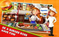 Food Street Burger Simulator : Burger Maker Game Screen Shot 1