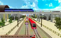 Euro Metro Train Racing 2017-3D Simulator jogo Screen Shot 2
