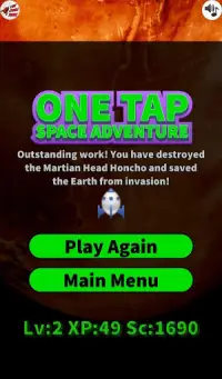One Tap Space Adventure Free Screen Shot 4