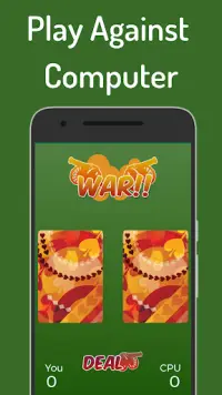 War Card Game Screen Shot 1