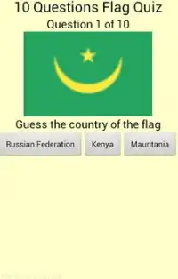 Flag Quiz Screen Shot 0