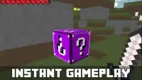Lucky Block Mod PE - Minecraft Screen Shot 1