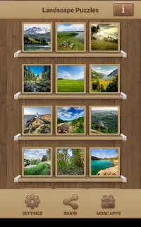 Landscape Puzzles Screen Shot 9