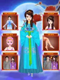 Китайская кукла принцесса макияж Screen Shot 1
