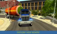 Oil Tanker Truck Transporter Driver: Cargo Sim 3D Screen Shot 0