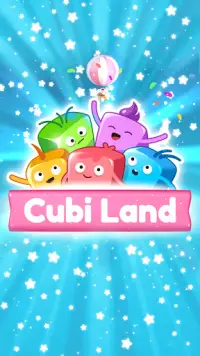 Cubi Land - Relaxing 2048 Puzzle Brain Teaser Game Screen Shot 0