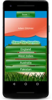 Cricket Trivia Screen Shot 2
