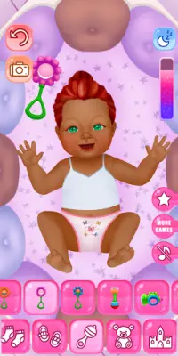 ทารกน้อย แต่งตัว - เกม ดูแลทารกแรกเกิด Screen Shot 0