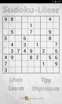 Sudoku-Löser Screen Shot 2
