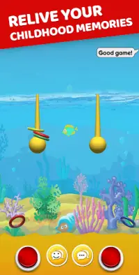 Pierścień Wody Toss 3D - Dziecięcych Gier Wodnych Screen Shot 1