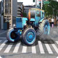 Drive Tractor im Stadt Simulator