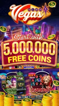 High 5 Vegas: Tragamonedas de casino gratis Screen Shot 0