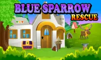 Blue Sparrow Rescue Game -173 Screen Shot 0