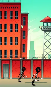Wütender Stikman Gefängnisausbruch Abenteuerspiele Screen Shot 3