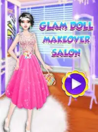 Glam Doll makeover Salon Screen Shot 4