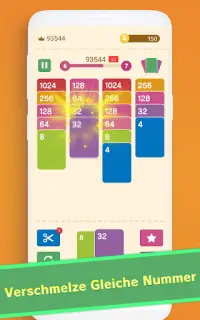2048 Card-Solitaire Merge-Zusammenschluss Solitär Screen Shot 10