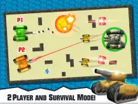 Guerras de tanques de 2 jugadores Screen Shot 5