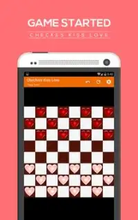 Checkers kiss love Screen Shot 1