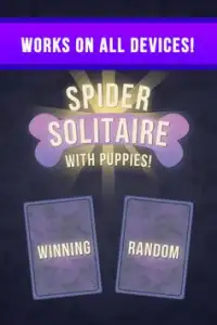Spider Solitaire with Puppies! Screen Shot 3