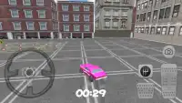 3D City Purple Car Parking Screen Shot 2