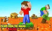 Escape From The Magma (mini-jeu) pour Minecraft Screen Shot 1