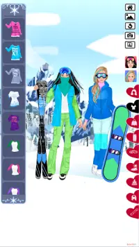 Winter time with warm dressup Screen Shot 5