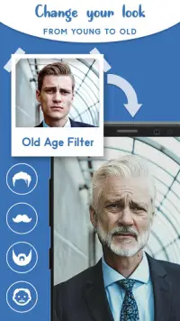 Old Age Face effects App: Face Changer Gender Swap Screen Shot 0