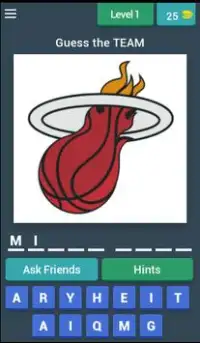 NBA Basketball Quiz Screen Shot 0